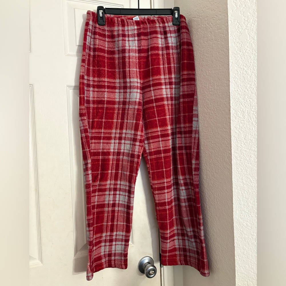 Laura Scott Red Plaid Pajama Pants